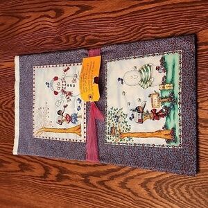 Snowman A Man for all Seasons Fabric Panel,  Sue Kruger Northcott Two sets of 12